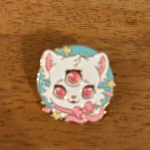 Bright Bat Three Eyed Cat Enamel Pin